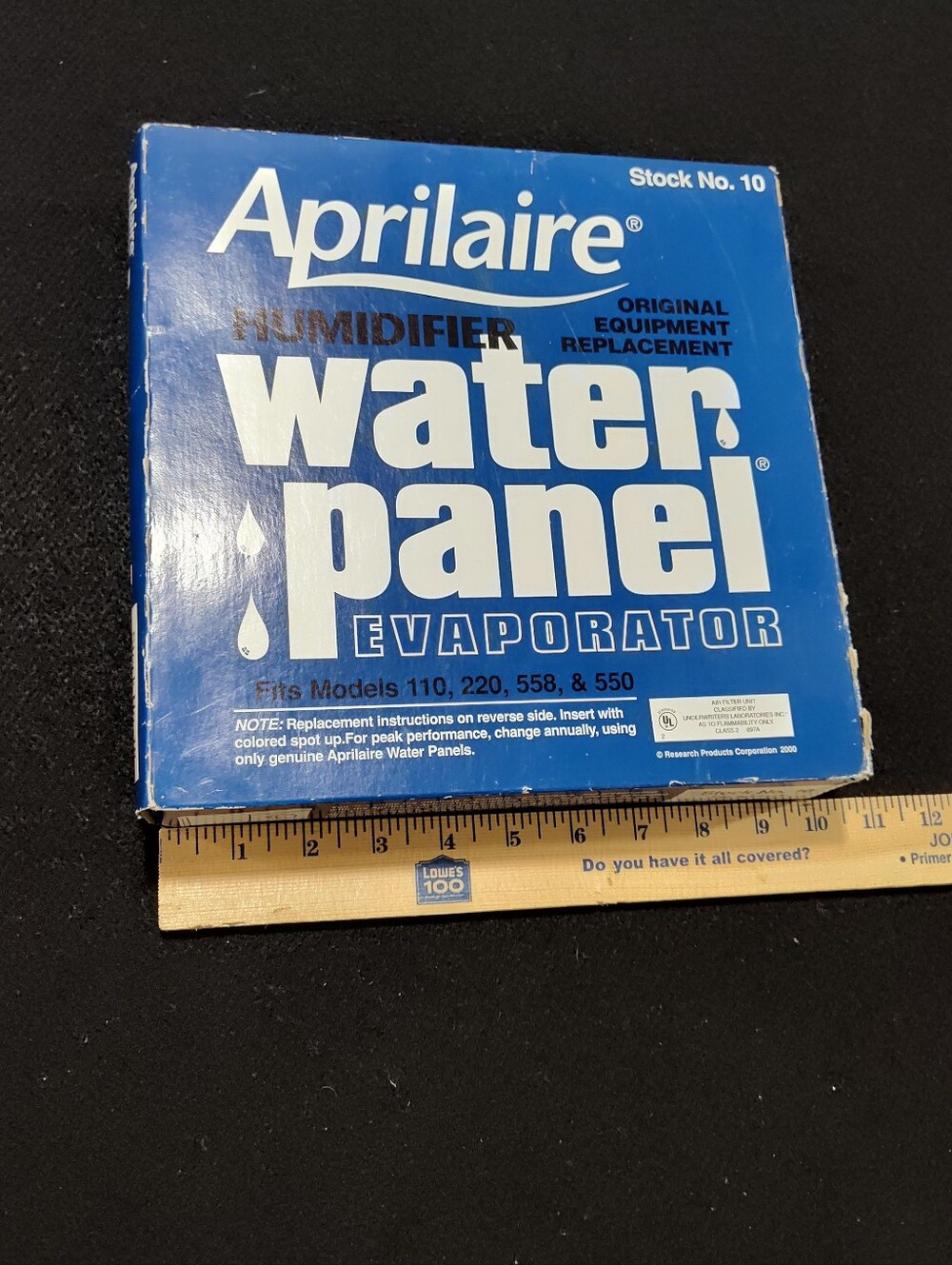 Aprilaire Evaporative Humidifier Evaporator Replacement Water Panel Stock No. 10